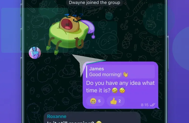 快速消息功能示意图
